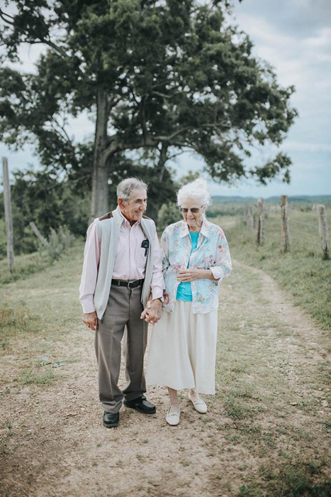 Дональд и Олли пожили вместе в браке 68 лет. Фото: Paige Franklin.