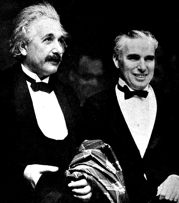 Альберт Эйнштейн и Чарли Чаплин.