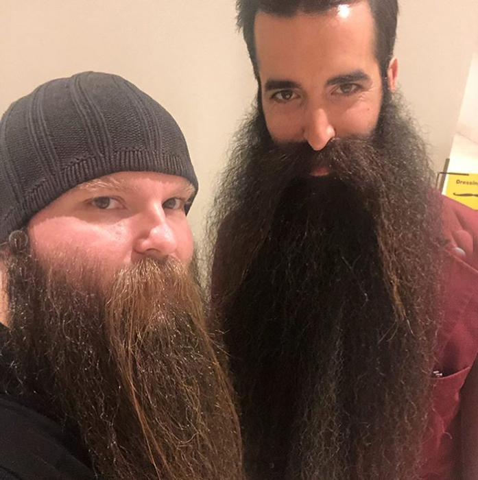 На всемирном конкурсе бород и усов. Instagram lan_woo.
