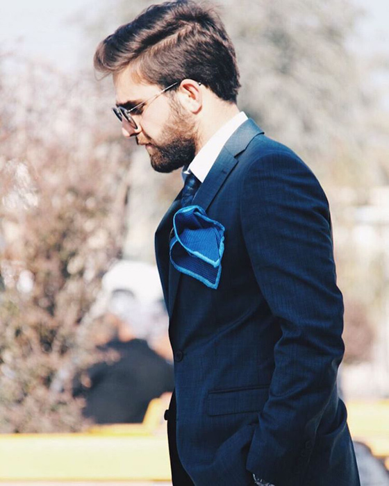 Платок в кармане пиджака должен дополнять твой образ, а не быть просто одного цвета с галстуком. Instagram mr.erbil.