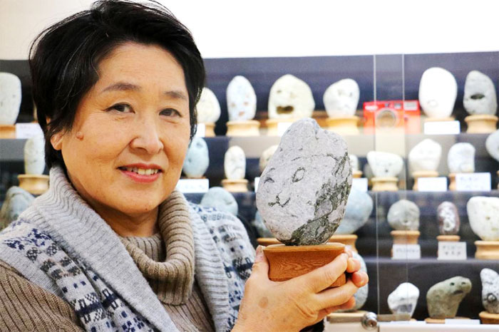 Йошико Хайама, хозяйка музея странных камней.