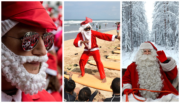 Санта-Клауса в разных странах.