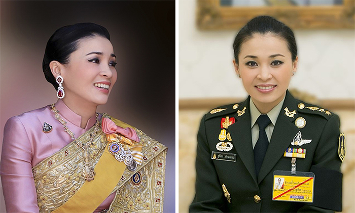  Новая королева Таиланда — бывшая стюардесса, любящая позировать в военной форме.