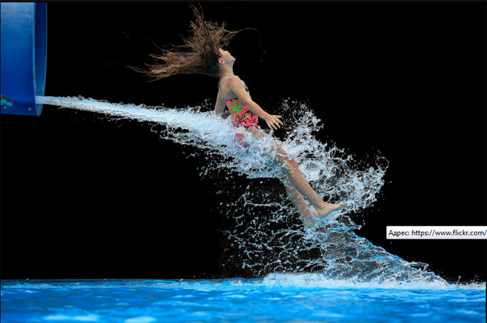 Момент прыжка в воду на фотографиях Кристи Лонг