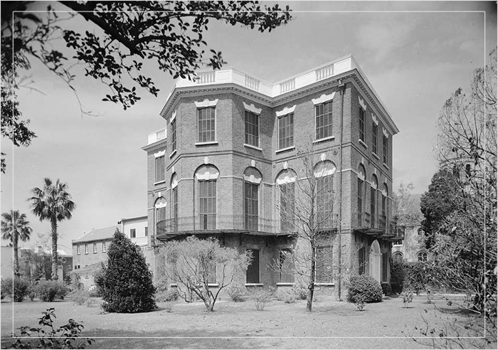 Дом Натаниэля Рассела в Чарльстоне, Южная Каролина.