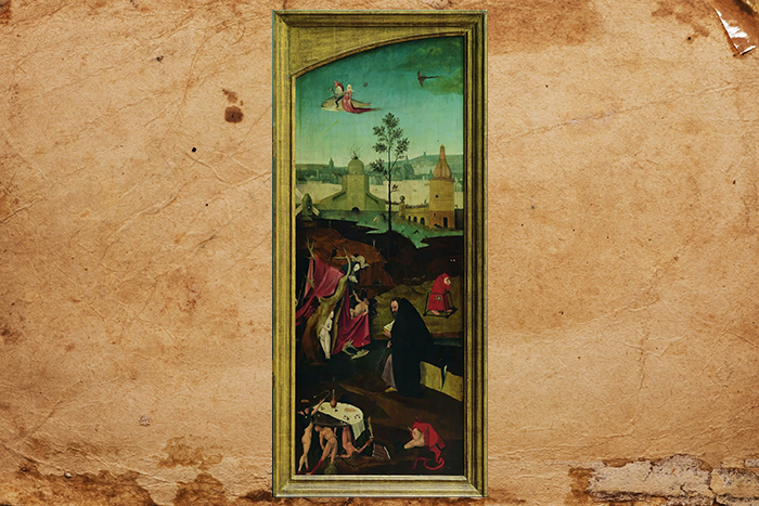 Правая панель картины Иеронима Босха «Искушение святого Антония».
