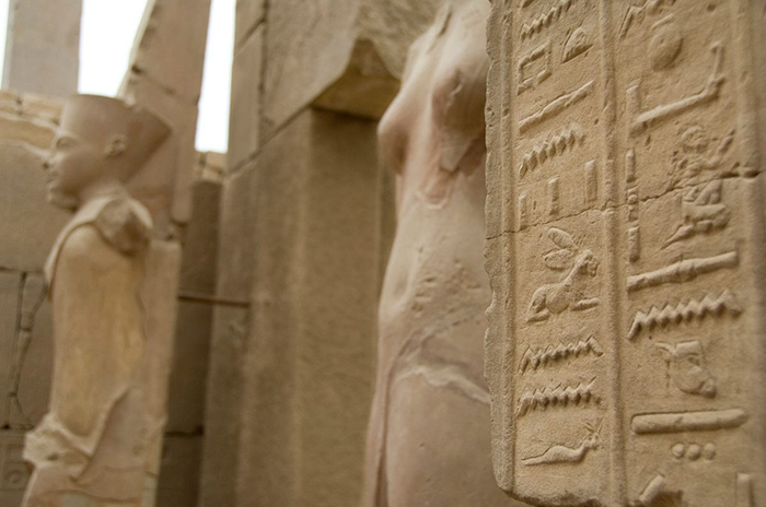Заяц в Карнакском храме в Луксоре, Египет. / Фото: atlasobscura.com