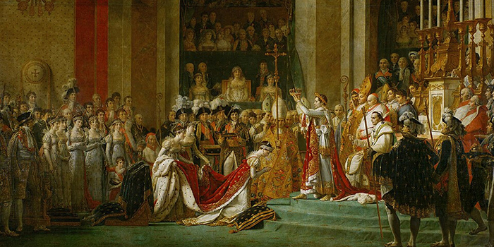 Коронация Наполеона Бонапарта.