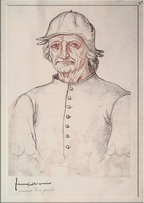 Портрет Иеронима Босха, Жак Ле Бук (ок. 1550 г.).
