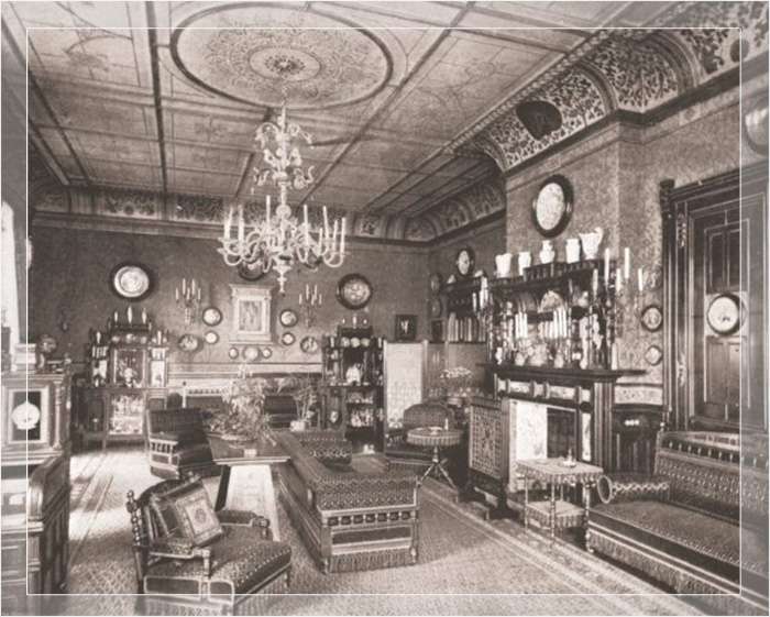 Утренняя комната Кларенс-хауса, около 1894 года.