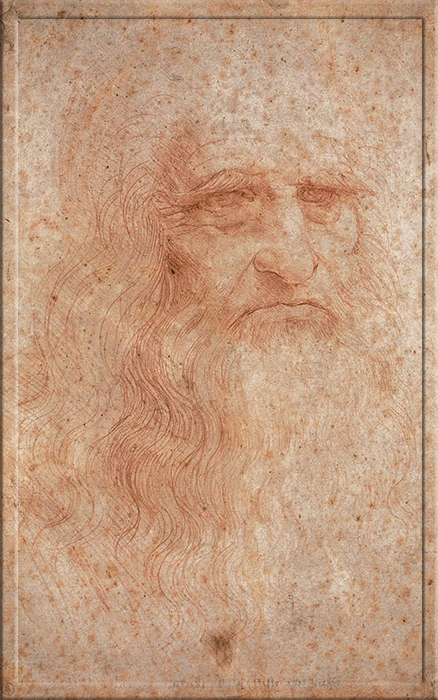 Автопортрет Леонардо да Винчи (ок. 1512 г.).
