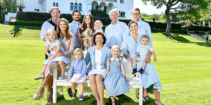 Потомки династии Бернадот и нынешняя королевская семья Швеции.