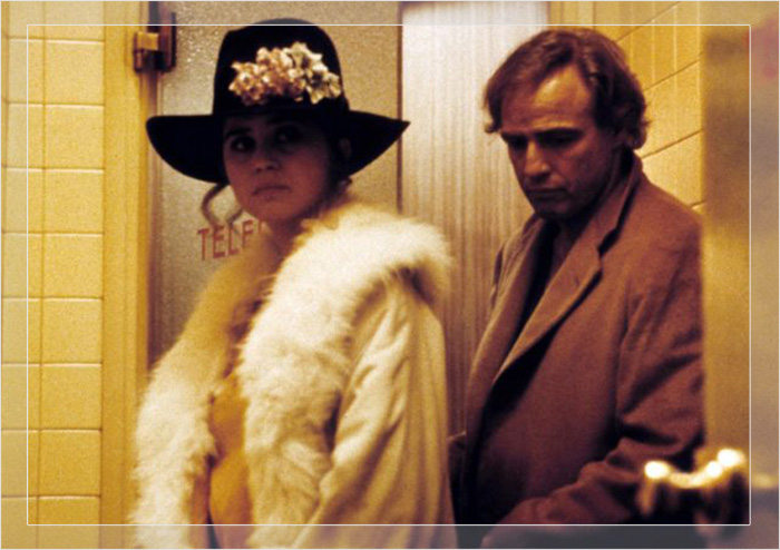 Марлон Брандо и Мария Шнайдер в фильме «Последнее танго в Париже».