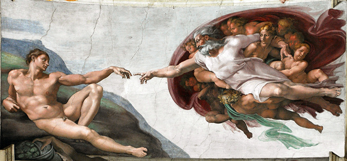 «Сотворение Адама». / Фото: ru.wikipedia.org