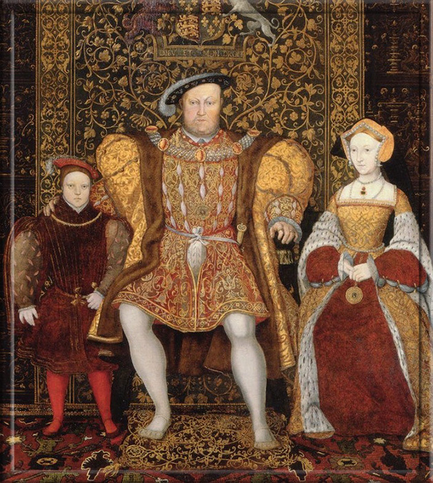 Король Генрих VIII и Анна Клевская.
