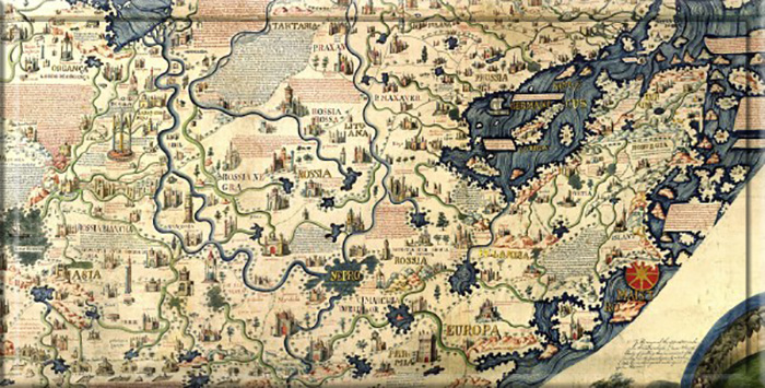 Карта Фра Мауро поражала своими масштабами.
