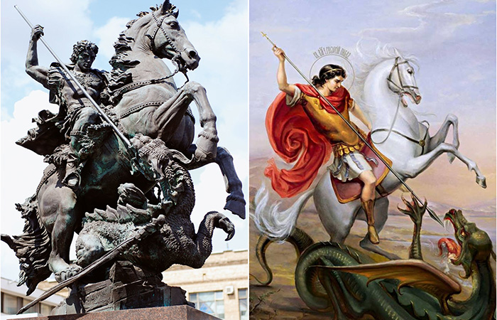 Какого дракона побеждает святой Георгий: Кем на самом деле был один из  самых почитаемых русских святых