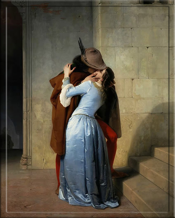 «Поцелуй», Франческо Хайес.