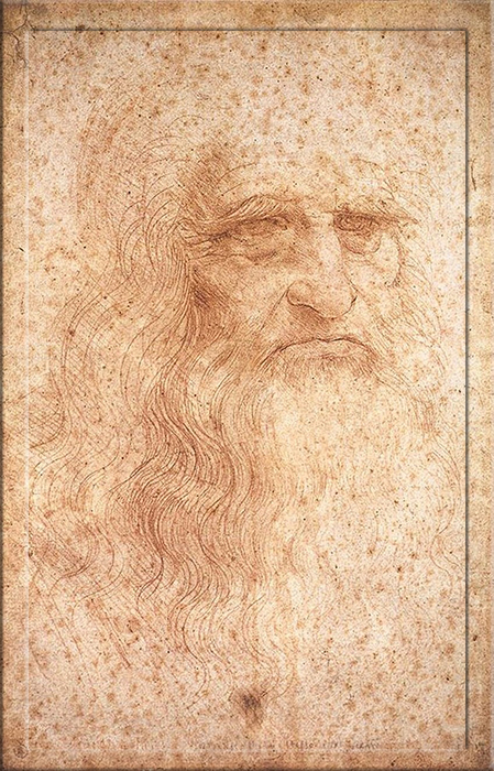 Предполагаемый автопортрет Леонардо да Винчи, около 1512 года.