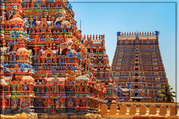 Храм Шри Ранганатхасвами - великолепнейший образец индийской архитектуры.