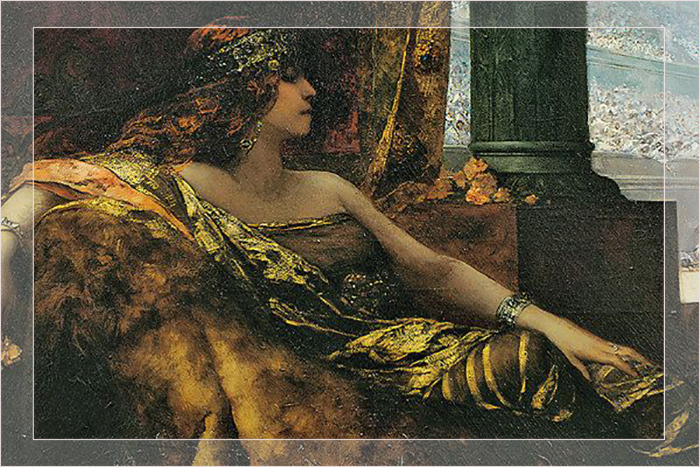 «Императрица Феодора в ложе цирка», Ж. Констан, конец 19 века.