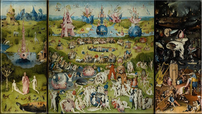 «Сад земных наслаждений» (ок. 1490–1515) Иеронима Босха.
