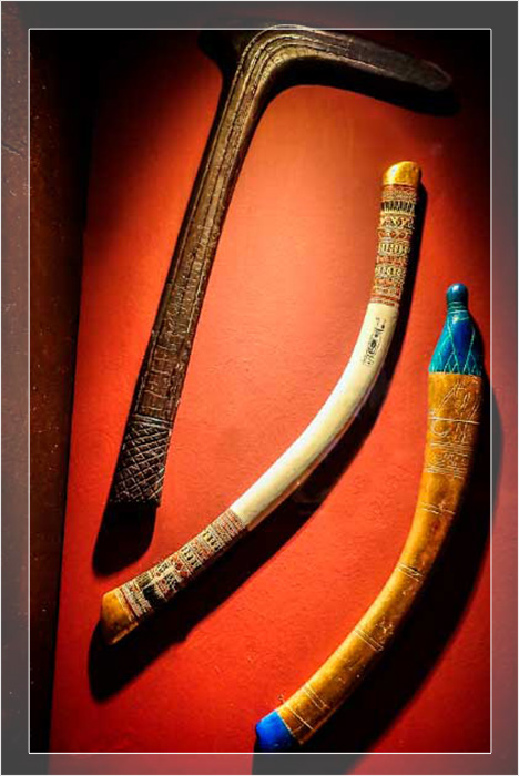 Метательное оружие, найденное вместе с охотничьим снаряжением Тутанхамона.