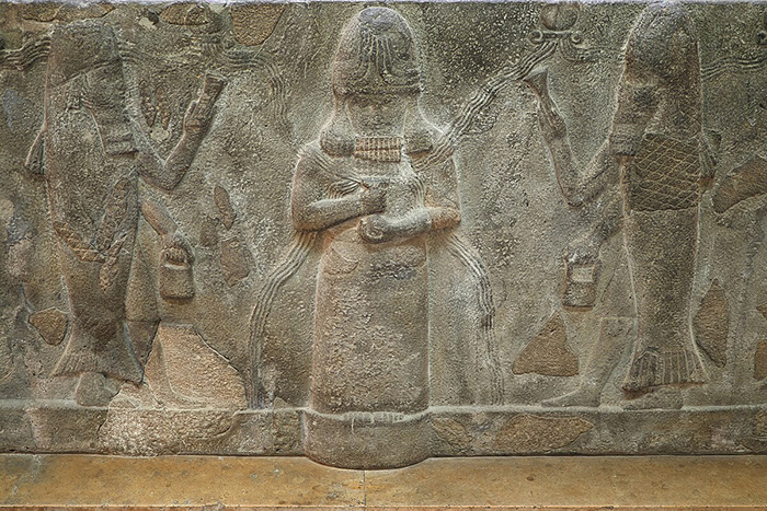 Рельеф бога Энки. / Фото: Wikimedia Commons