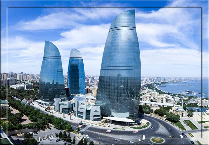 Современный Баку.