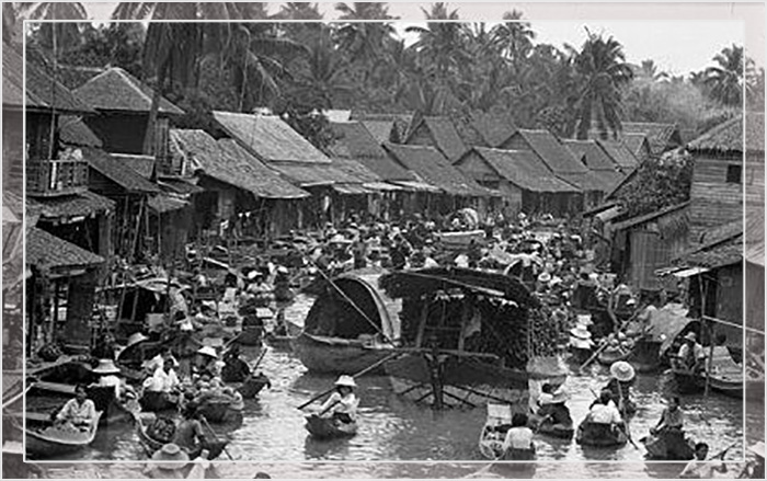 Гавань Бангкока 80 лет назад.