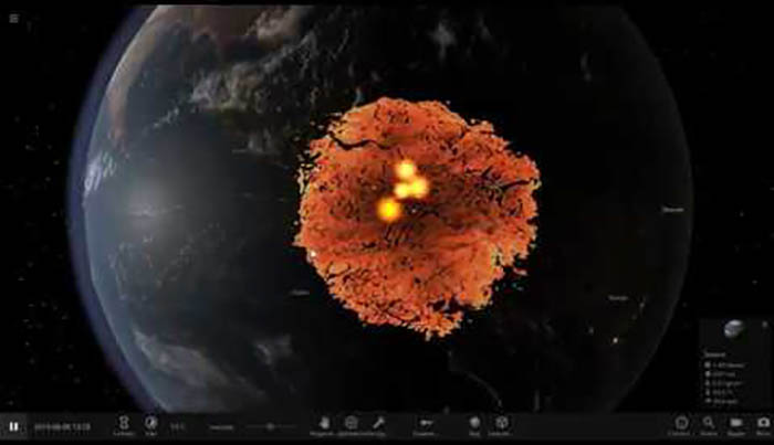 Столкновение кометы Шумейкера-Леви с Юпитером. / Фото: youtube.com