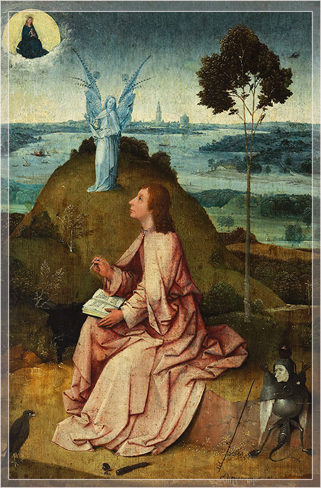 Иероним Босх, «Святой Иоанн Богослов на Патмосе», около 1495–1500 годов.