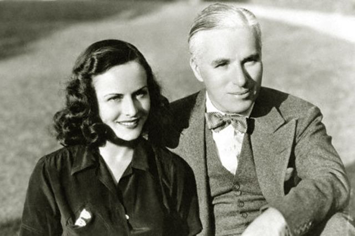 Полетт Годдар и Чарли Чаплин. 1938 год. / Фото: wikimedia.org