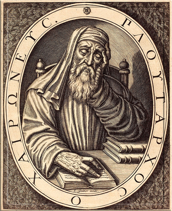 Древнегреческий философ Плутарх.