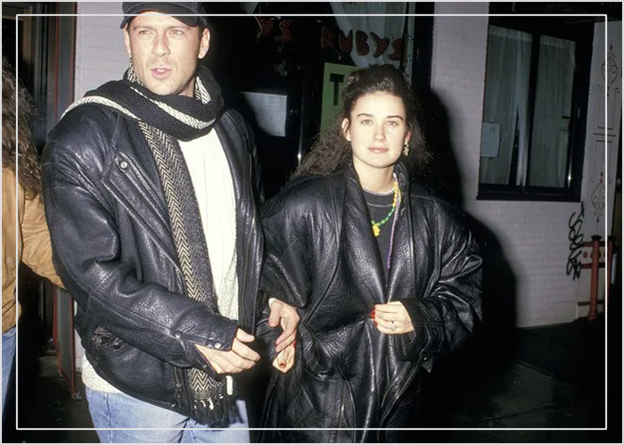 Брюс Уиллис и Деми Мур, 1988 год.