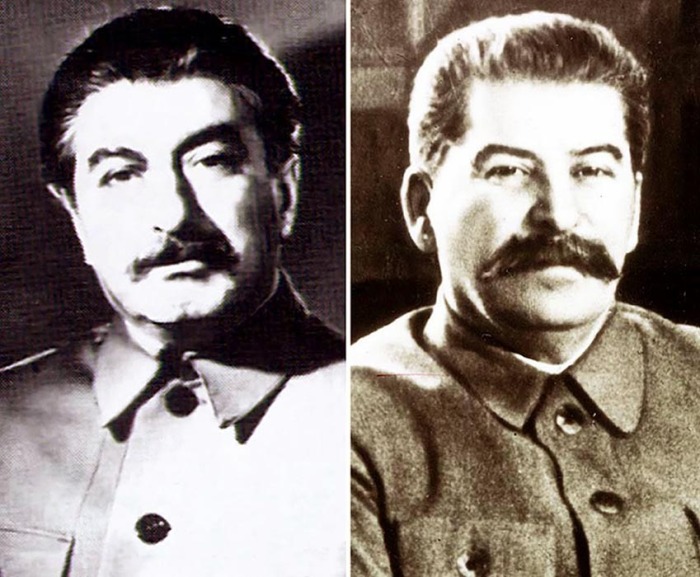 Двойник Сталина и сам Сталин. / Фото: news.rambler.ru
