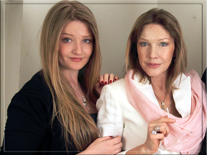 Елена Проклова с дочерью Полиной.