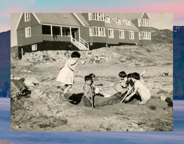 Гренландские дети в детском доме в Нууке.