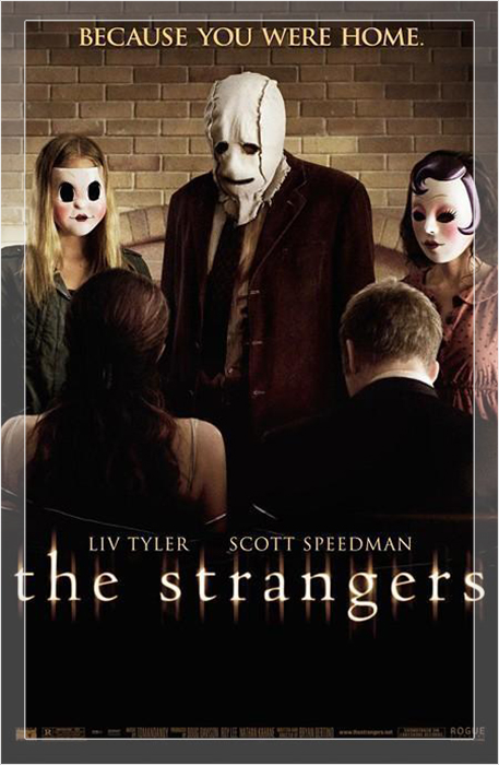 Рекламный плакат фильма «Незнакомцы», 2008 год.