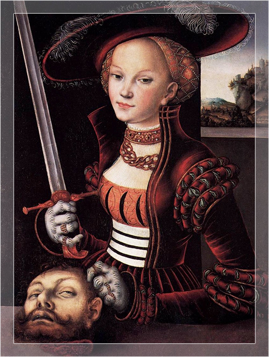 Юдифь с головой Олоферна (1530) Лукаса Кранаха Старшего.