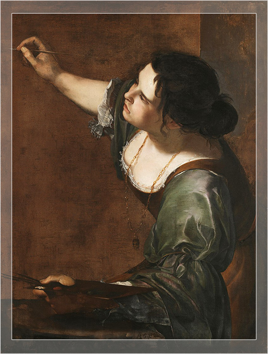Автопортрет как аллегория живописи (La Pittura) (1638-1639) Артемизии Джентилески.