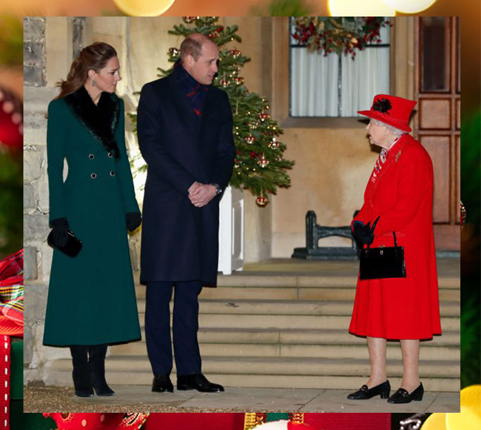 Принц Уильям, Кейт и королева Елизавета II посещают мероприятие, чтобы поблагодарить местных волонтеров и ключевых сотрудников.