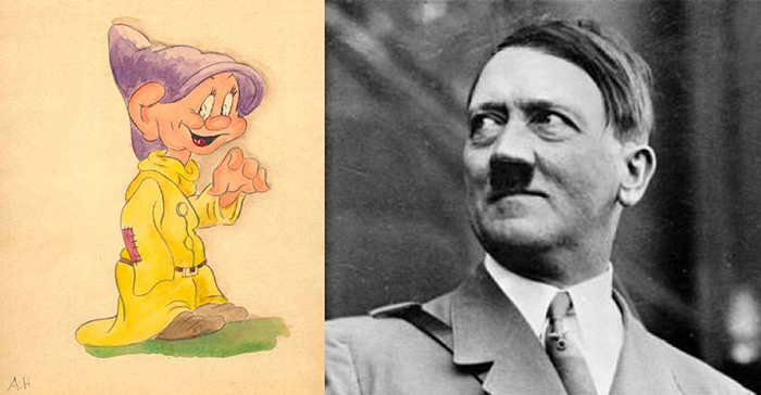 Предположительно рисунки Гитлера.