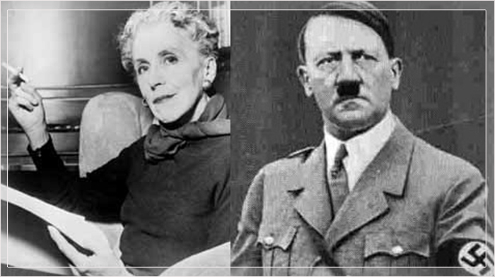 Штефани Исак и Адольф Гитлер.