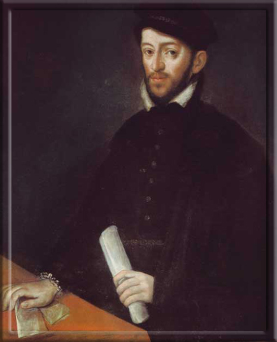 Портрет бывшего секретаря Филиппа II Антонио Переса, написанный Антонио Понца.