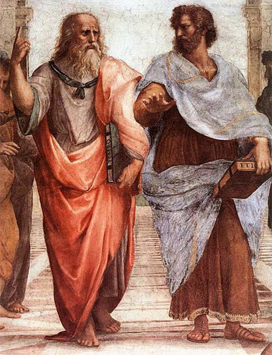 Платон в «Афинской школе». / Фото: ancient-origins.net
