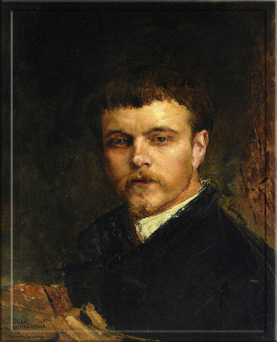 Автопортрет (около 1880 г.) Жюля Бастьена-Лепажа.