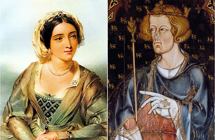 Элеонора Кастильская и Эдуард I.