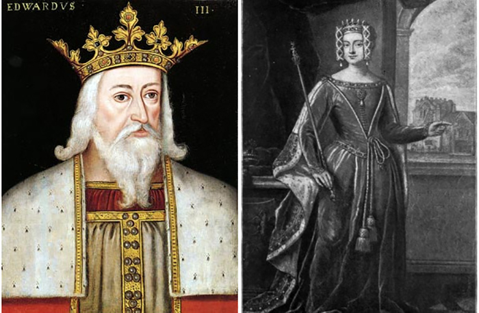 Эдуард III и Филиппа Геннегау.