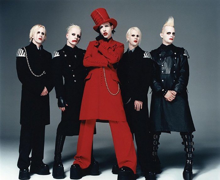 Группа Marilyn Manson во времена «The Golden Age of Grotesque». / Фото: uznayvse.ru